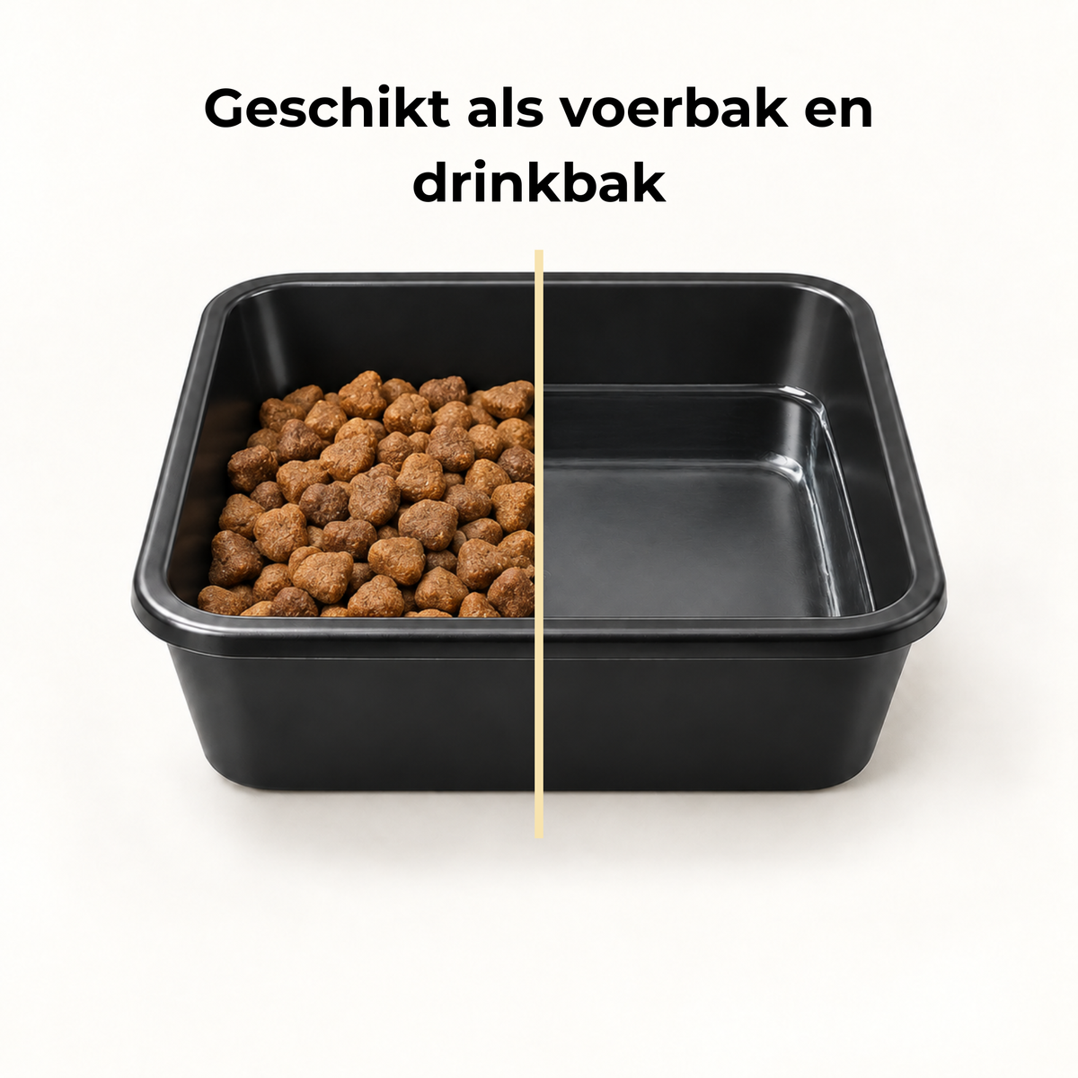Kunststof voerbak hond